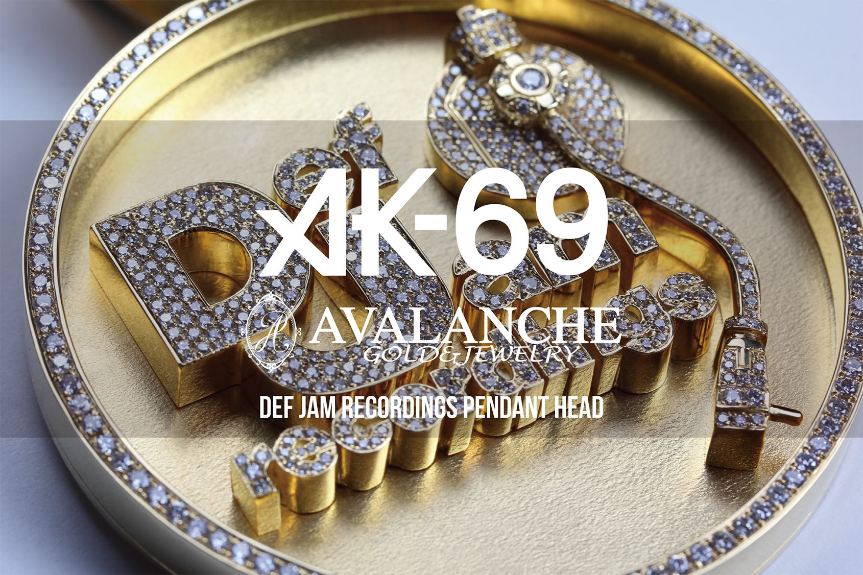メンズAVALANCHE GOLD＆JEWELRY『カットボンバネックレス』AK-69